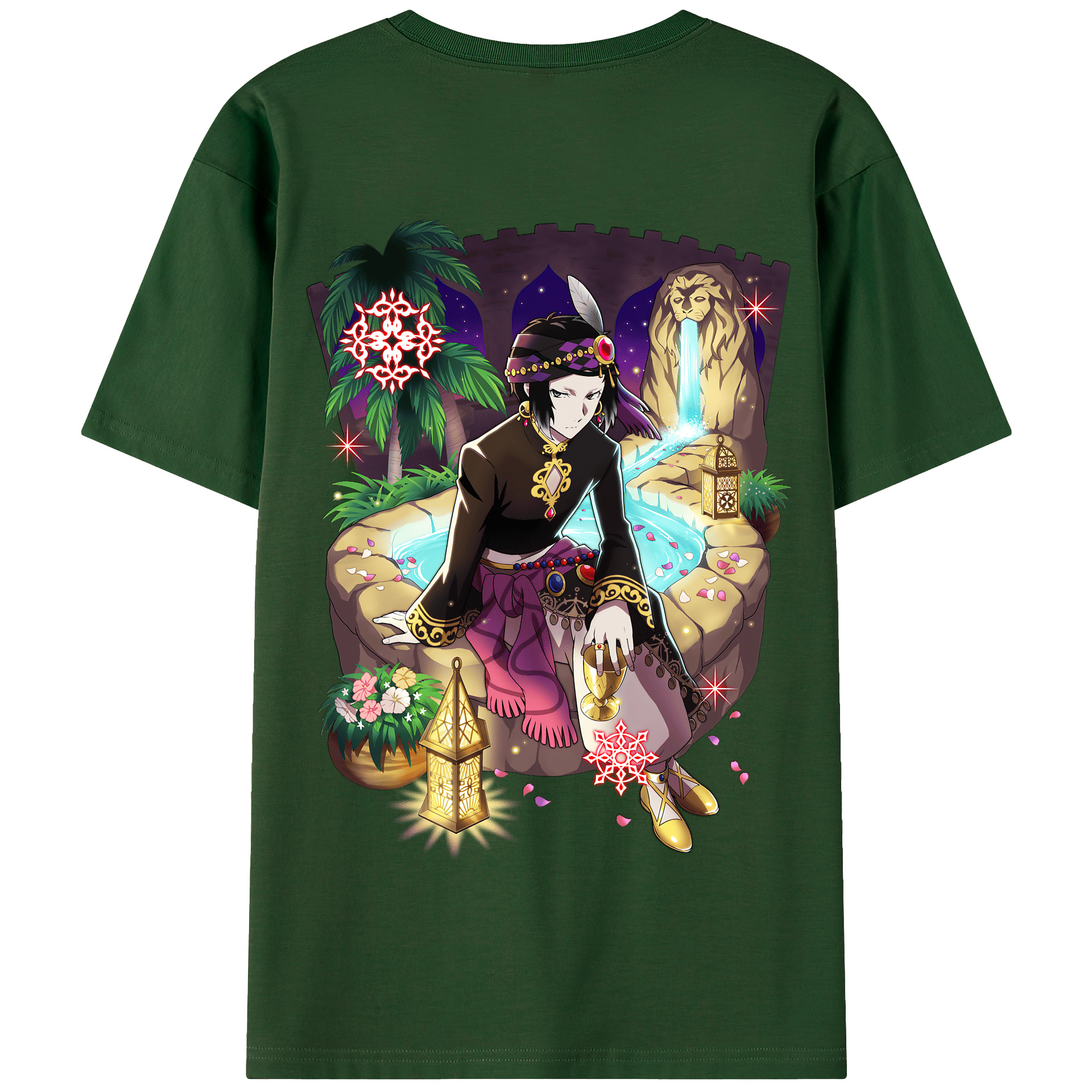 （画像用） 文豪ストレイドッグス Bungo Stray Dogs 綿100％半袖Tシャツ（背面プリント）